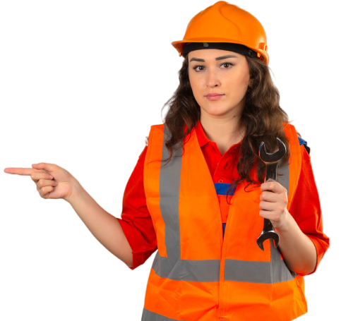 Construction Lady
